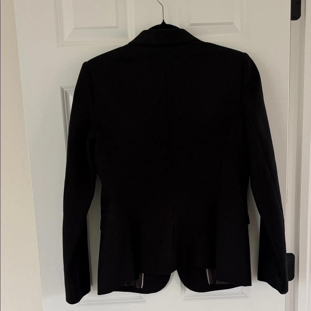 Vince Camuto 98% Cotton Women’s Black Blazer Size 8 - Picture 5 of 6
